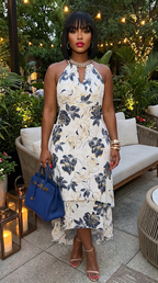 Mlle Gabrielle Floral Sleeveless Dress