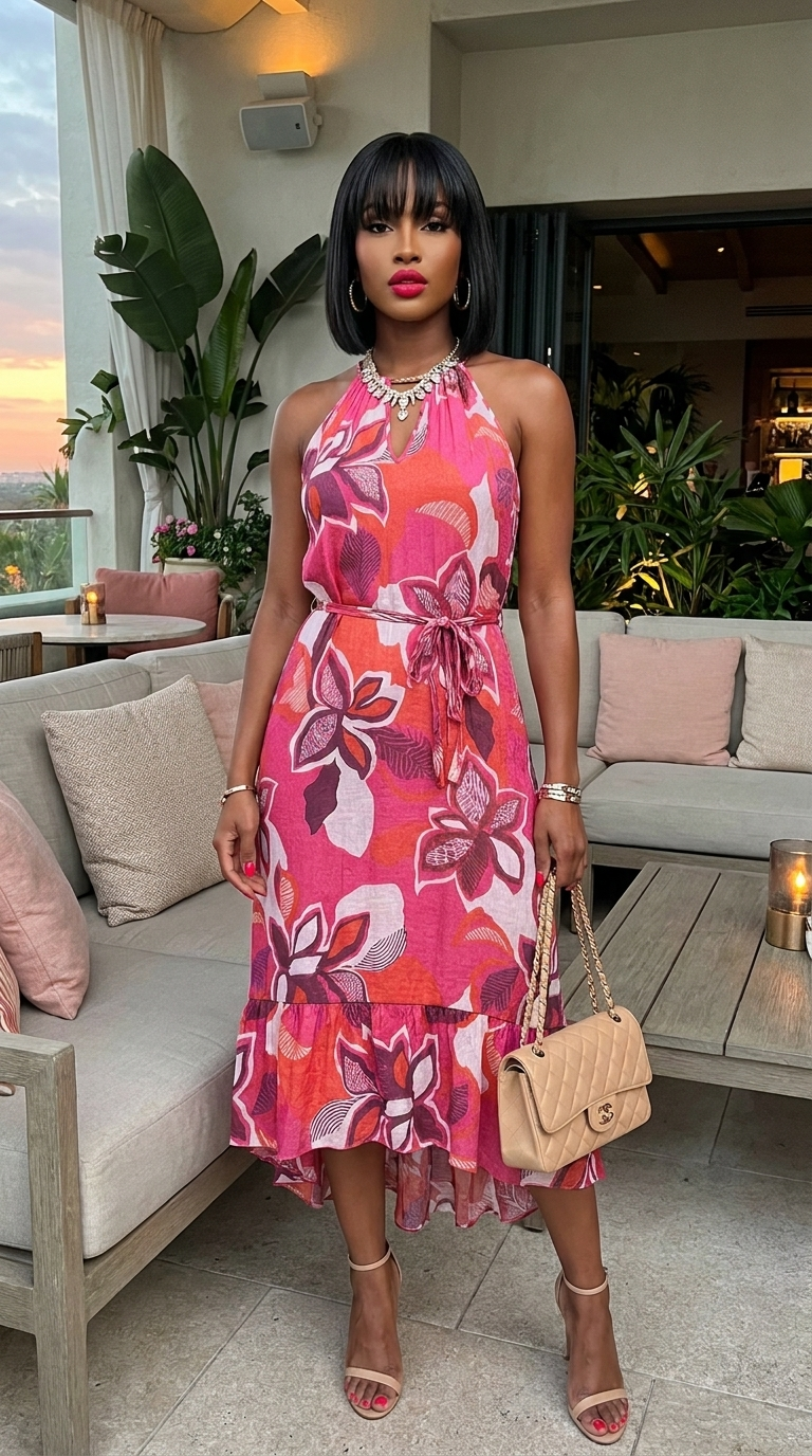 Mlle Gabrielle Floral Dress